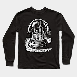 Big Ben London in a snow globe Long Sleeve T-Shirt